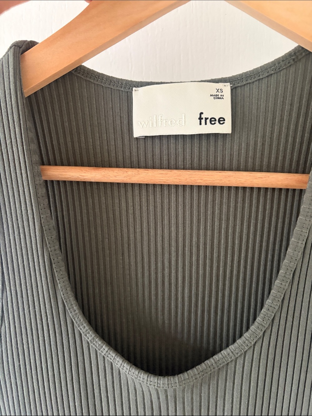 WilfredFree Olive Ribbed Maxi Tank Dress - Picture 3 of 3